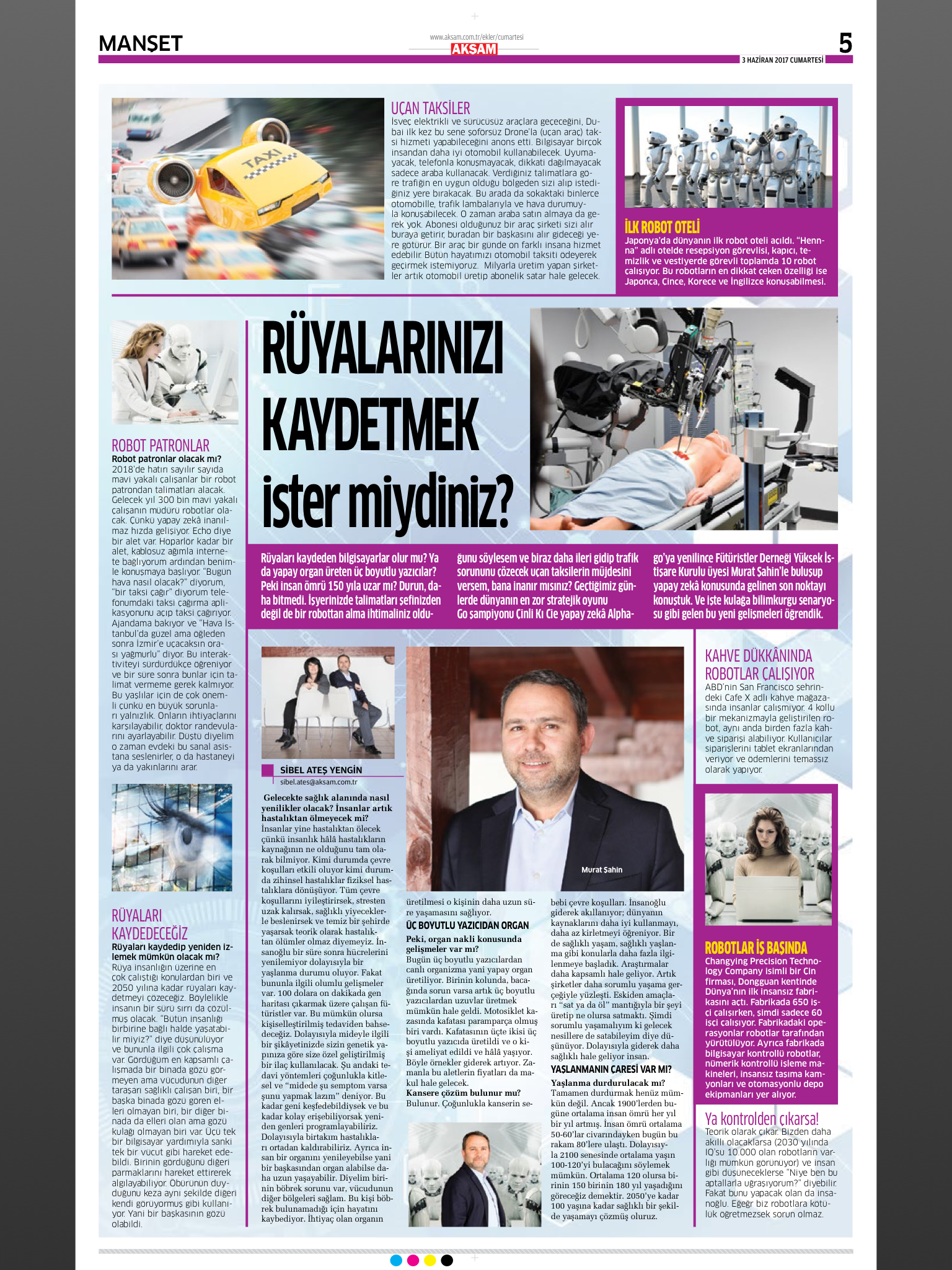 Akşam Gazetesi 3 Haziran 2017 sayfası