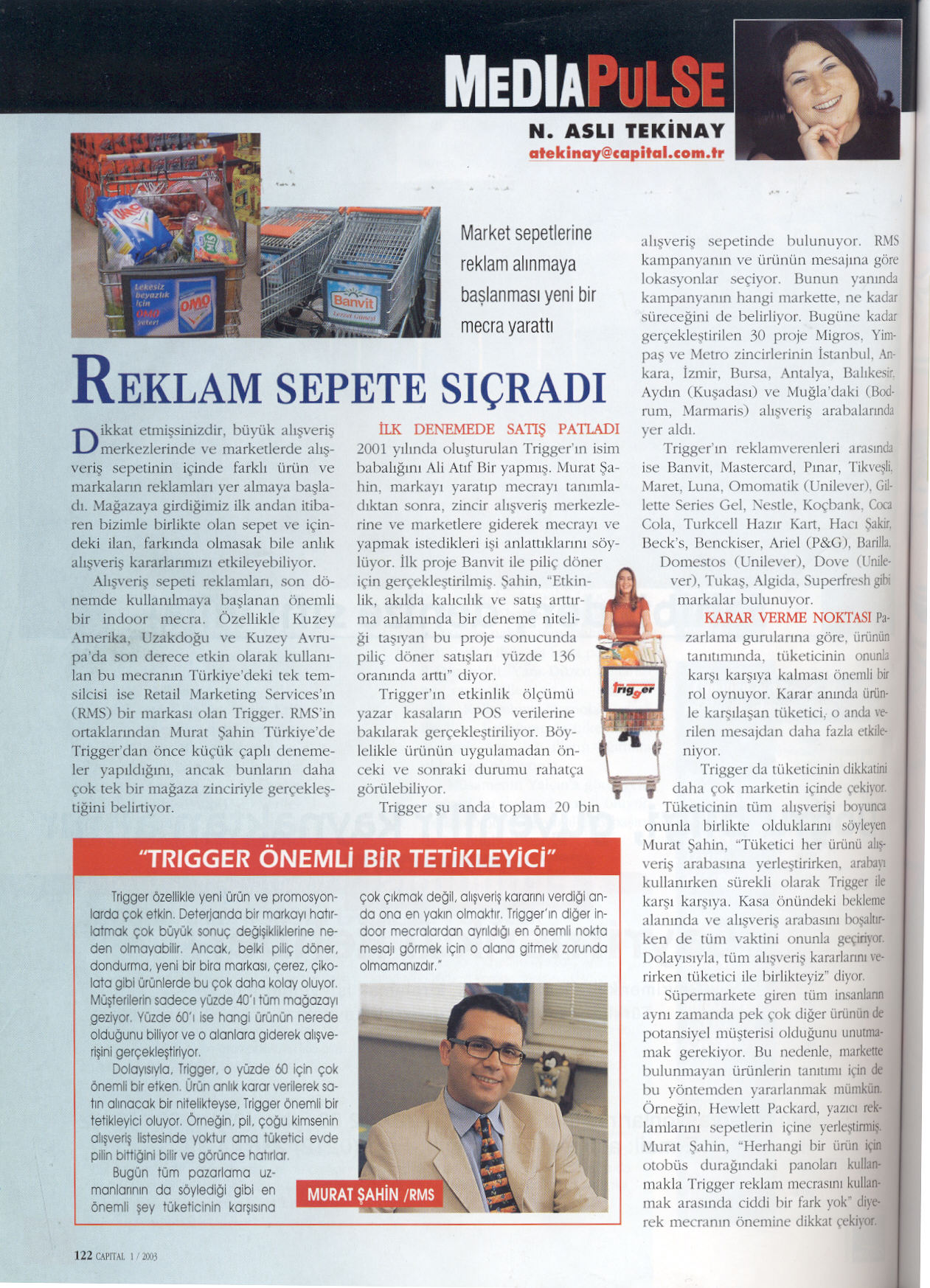 Capital dergisi Ocak 2003 sayfası
